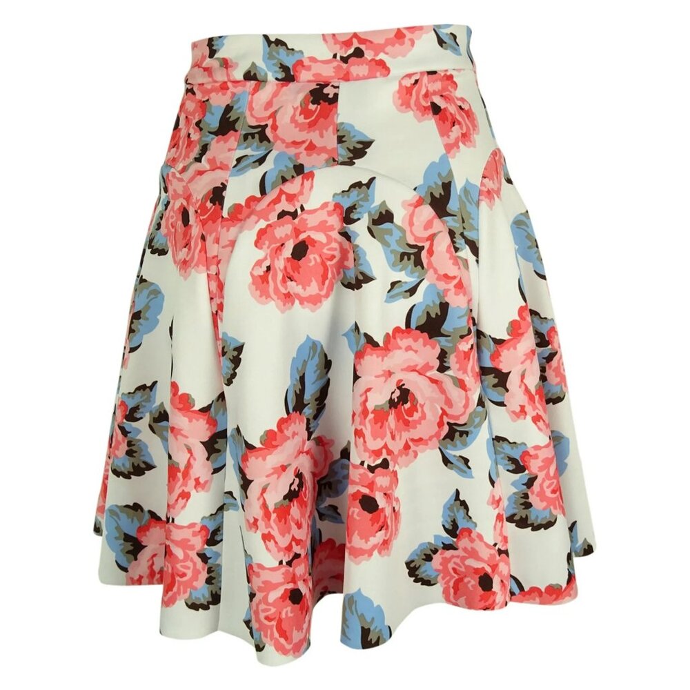 INC International Concepts Floral A-Line Skirt Size 4